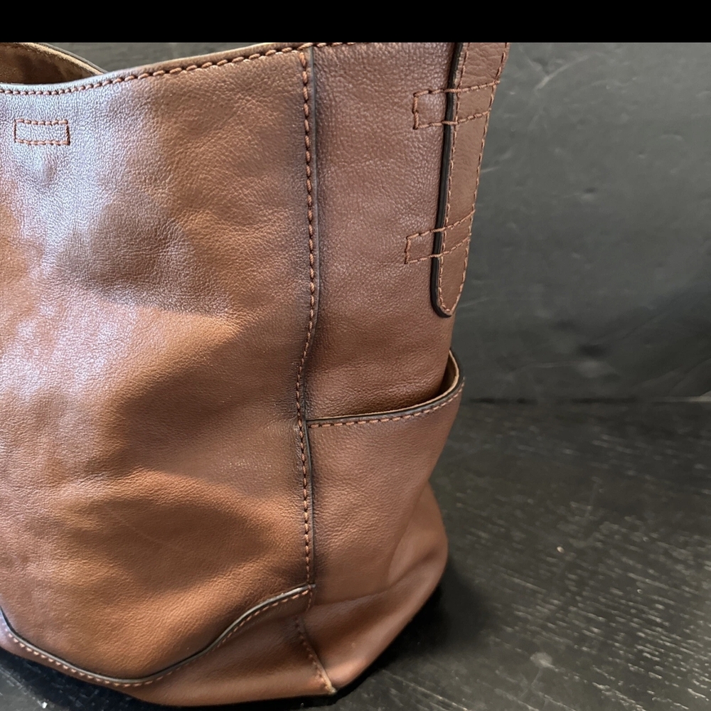 Frye Tan Leather Shoulder Bag - Picture 5 of 16